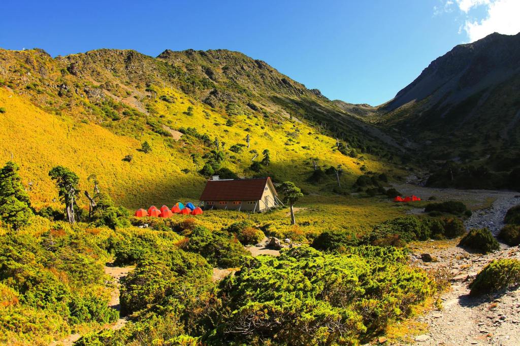 Mountain view from tent